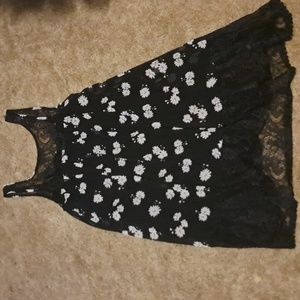 Brand is Abercrombie, size XS 8, black and white